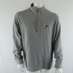 Vineyard Vines Atlanta Falcons Quarter Zip Sweater Mens‎ XL 100% Pima Cotton